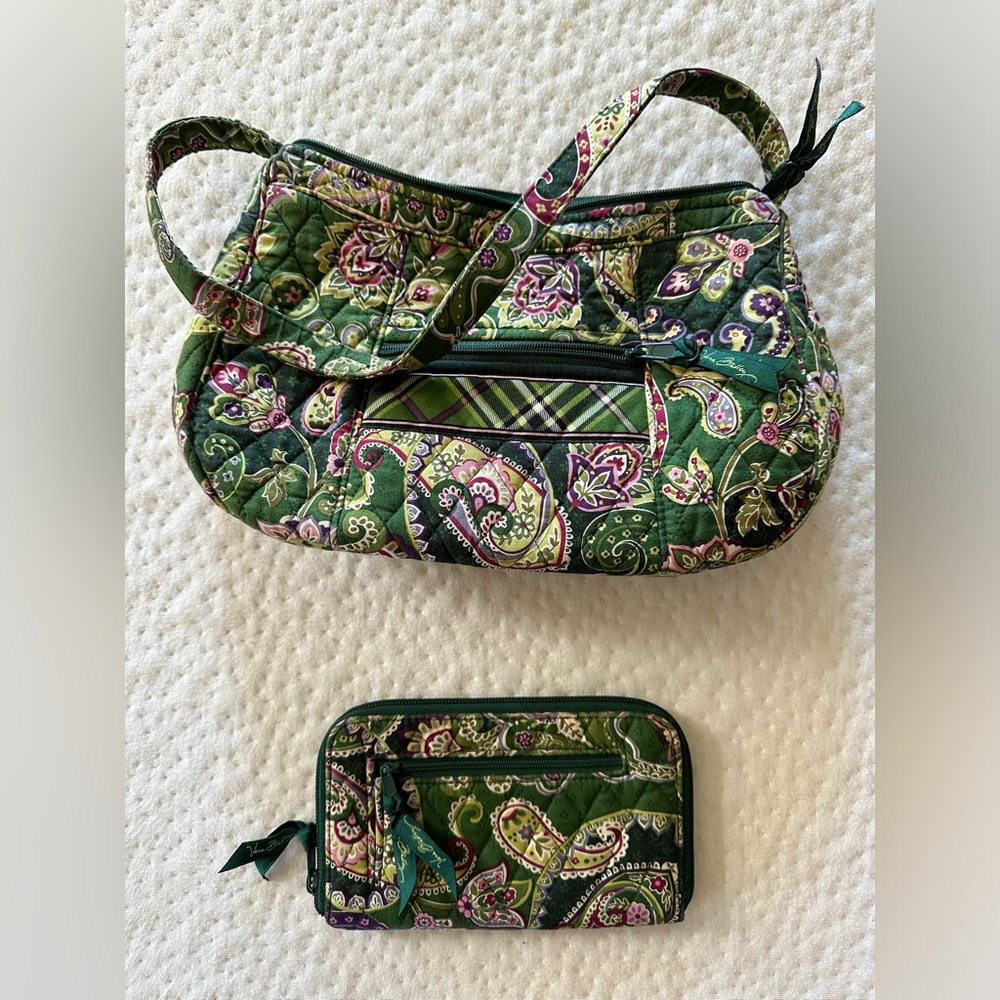 Vera Bradley Purse and Wallet Set